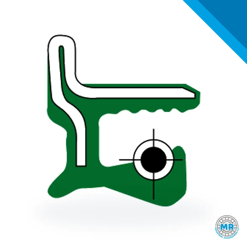 DBH radial shaft seal, special design A 083, cross-section · DBH 6680Pol