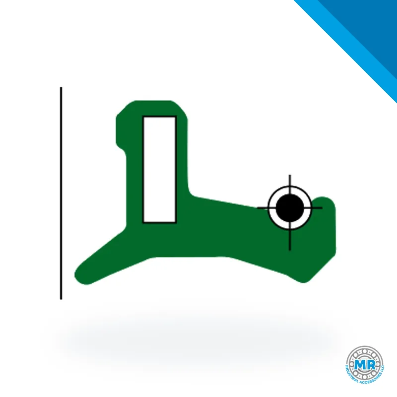 DBH radial shaft seal, special design A 116, cross-section · DBH 8430/85