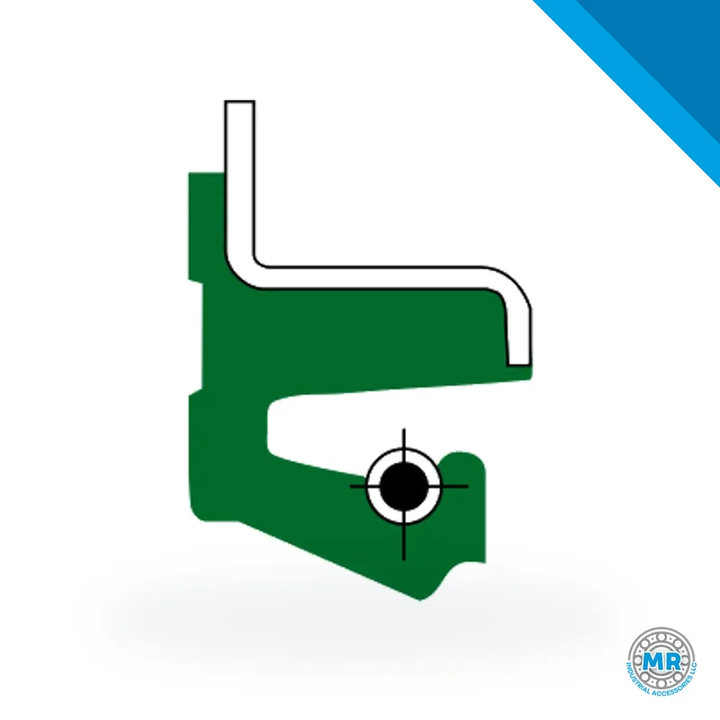 DBH radial shaft seal, special design A 136, cross-section profile · DBH 5209