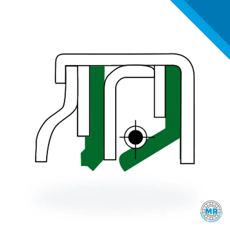 DBH radial shaft seal, special design A 140, cross-section profile · DBH 6836