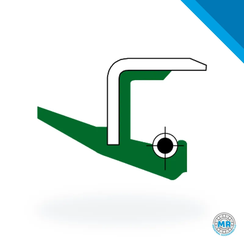 DBH special design A 203 radial shaft seal (oil seal), section profile · DBH 8122Pol