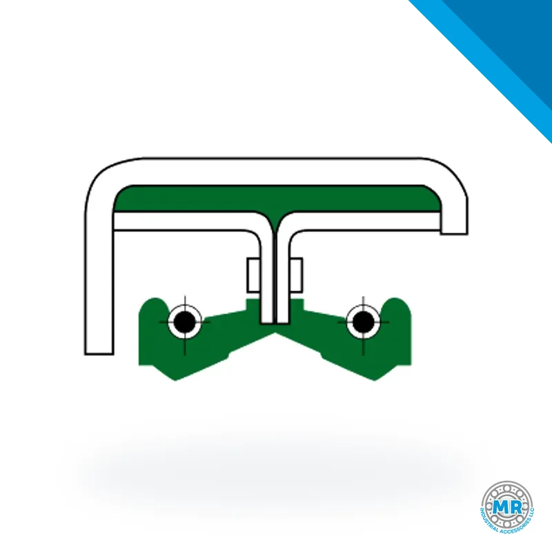 DBH special design A 238 radial shaft seal (oil seal), section profile · DBH 6762Sil