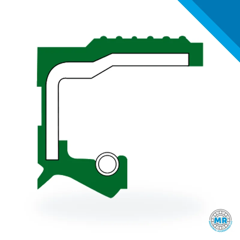 DBH radial shaft seal, special design A 275, cross-section view · DBH 9656Vit