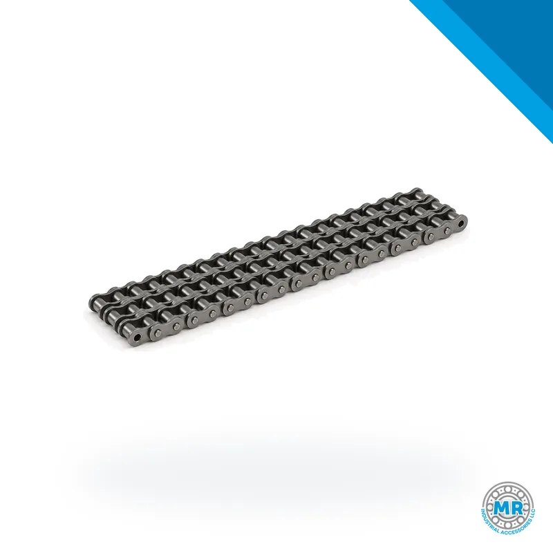 Triple strand steel roller chain with pins and bushings · DONGHUA ASA 140/3