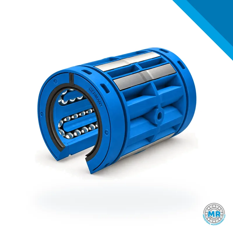Open flanged linear ball bearing, cylindrical shape · SKF LBCF 20 D-2LS