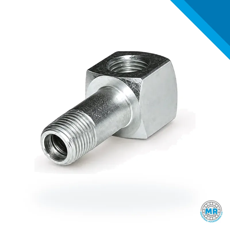 Codo adaptador de latón de 90 grados con rosca NPTF de 1/8 pulgadas · SKF LL/13129
