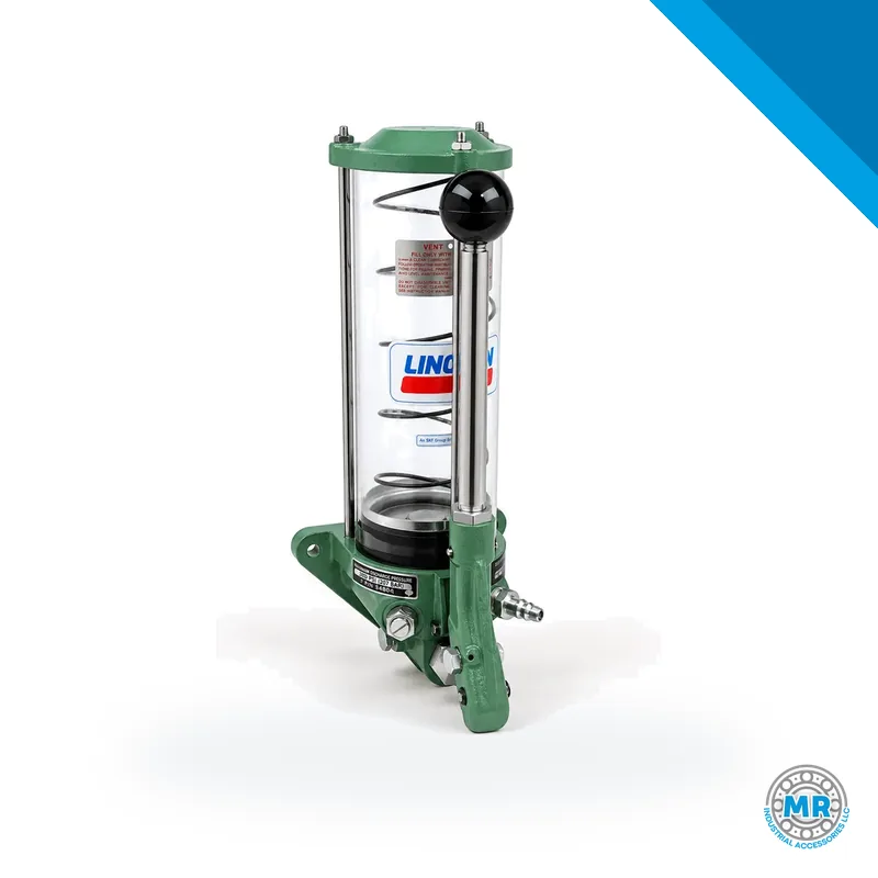 Manual lubrication pump with lever and cylindrical metal body · SKF LL/1810
