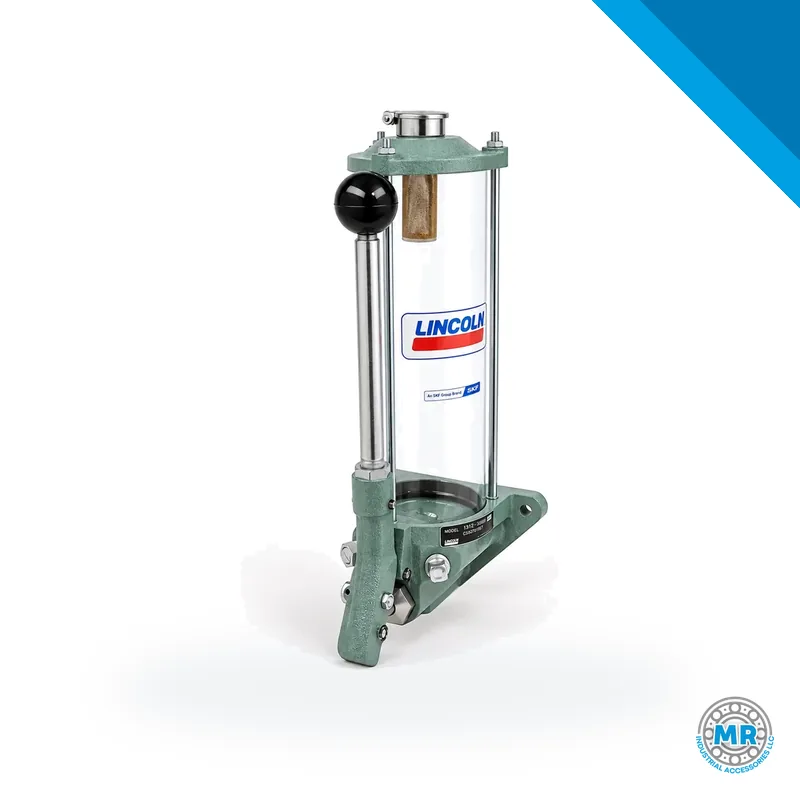 Bomba manual de lubricación con depósito metálico y palanca de accionamiento · SKF LL/1812