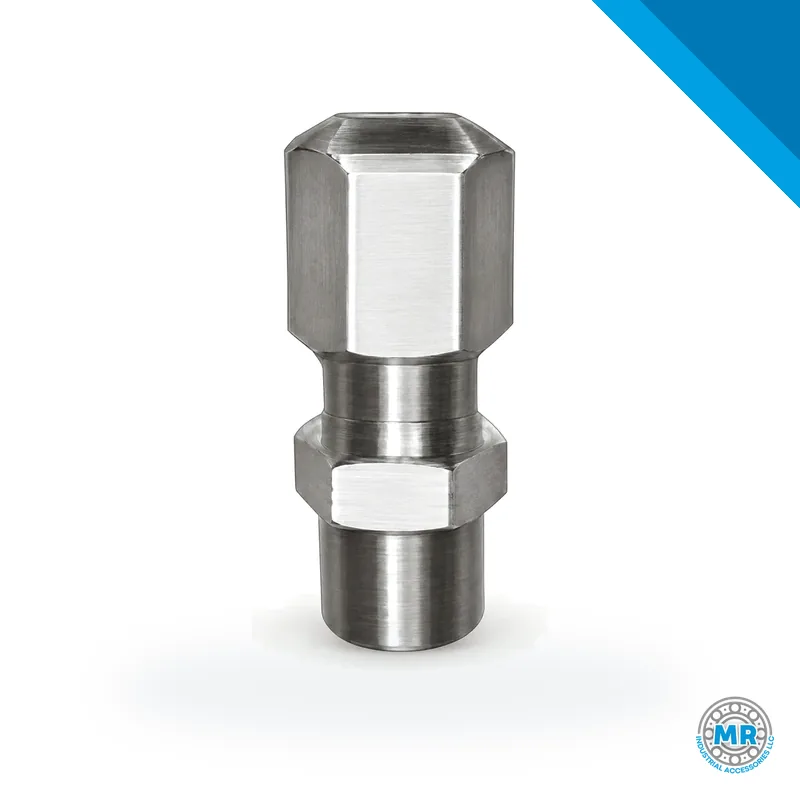 Conector rápido de acero para tubo de 4 mm con rosca de 1/8 pulgada · SKF LL/226-13752-4