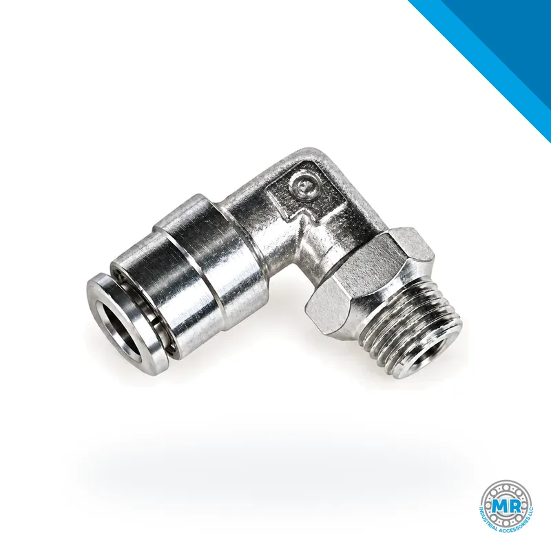 Racor en codo de 90 grados con tuerca y espiga para tubo de 6 mm · SKF LL/226-14157-1