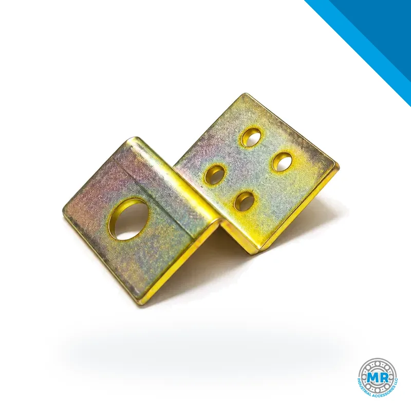 Angled metal bracket for mounting lubrication valve · SKF LL/246416