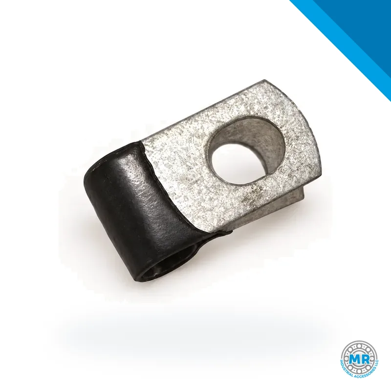 Metal P-clamp with 3/8 inch hole for centralized lubrication systems · SKF LL/249913