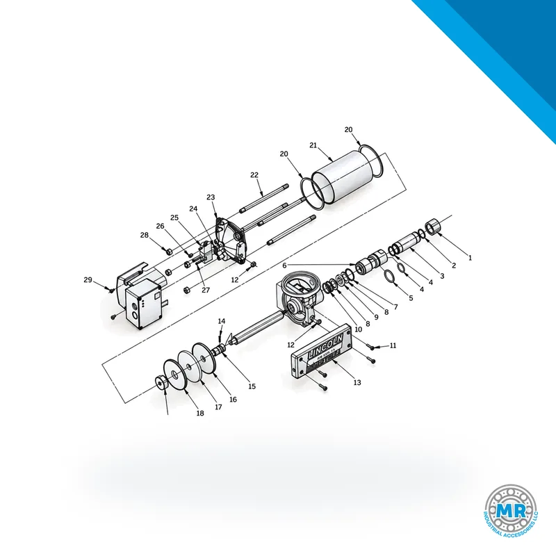 Soft parts kit with rubber seals and gaskets for oil pump · SKF LL/252716