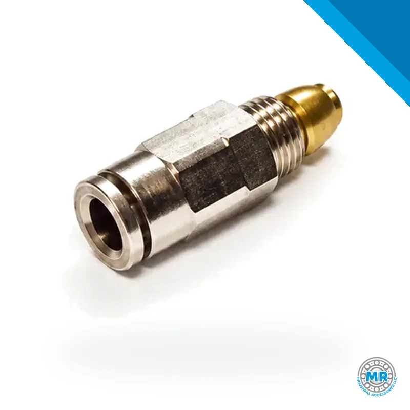 Quicklinc metal connector with check valve and 10 mm thread · SKF LL/272658