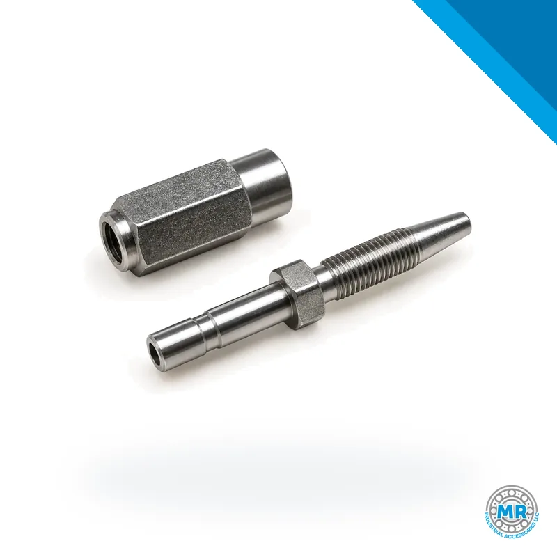 Metal stud with thread for high-pressure plastic hose · SKF LL/532-30739-1