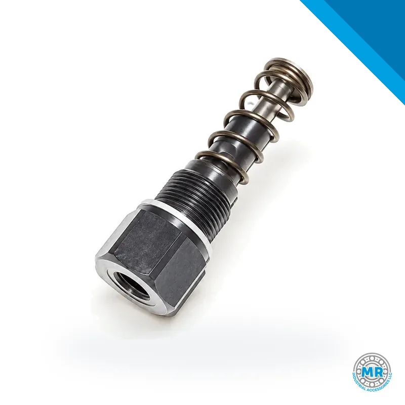Elemento de bomba de grasa cilíndrico de acero con pistón y roscas de conexión · SKF LL/600-26877-2