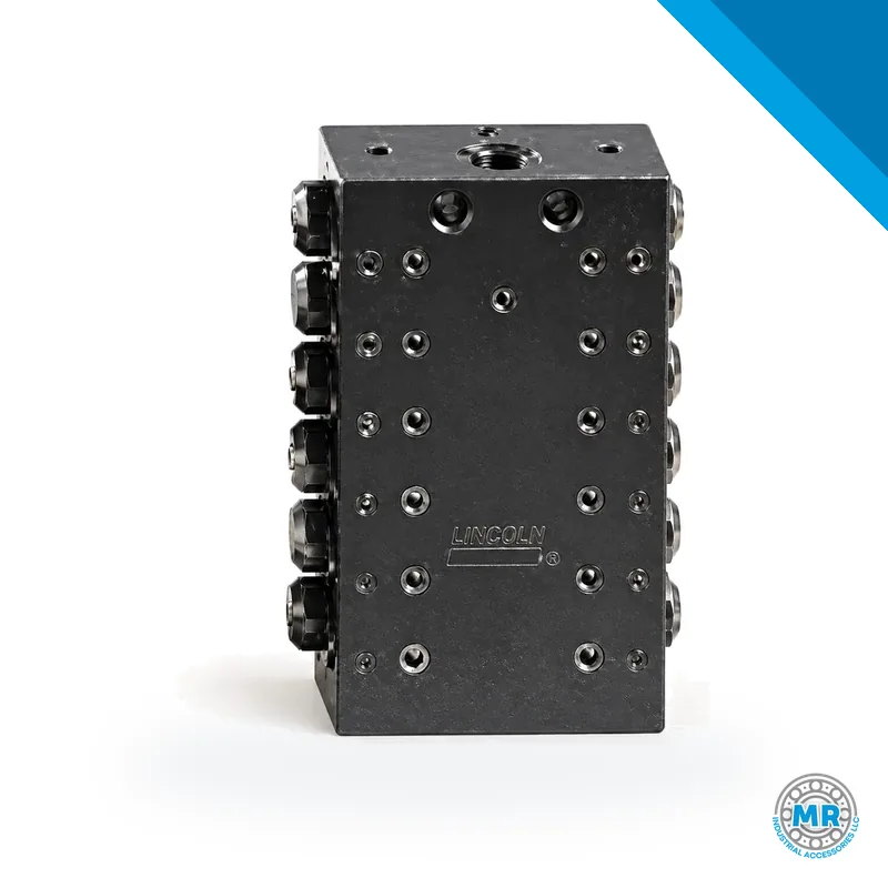 SSV metal divider valve with twenty outlets and indicator pin · SKF LL/619-28902-1