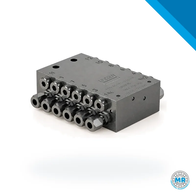 SSVM12 metal metering device with several outlets · SKF LL/619-37049-1