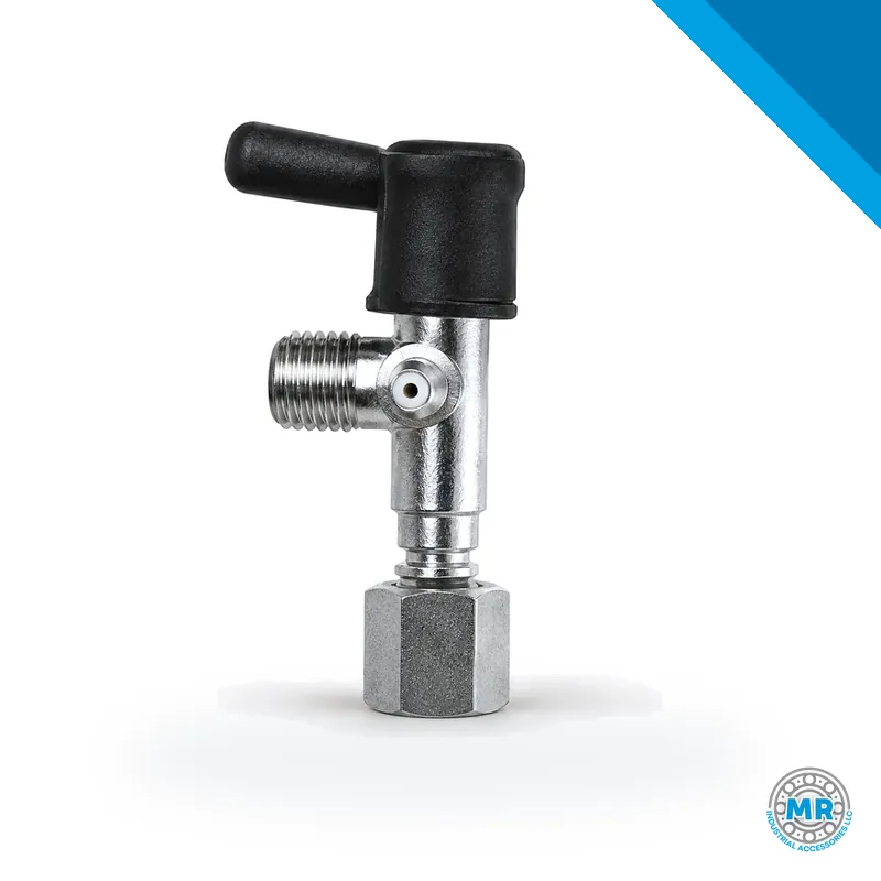 Brass pressure relief valve with threaded connections for lubrication system · SKF LL/624-28894-1