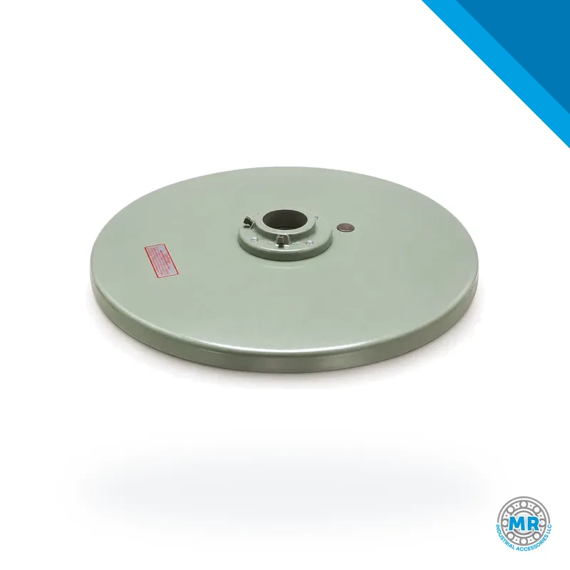 Circular metal cover for 55-gallon drum · SKF LL/81412