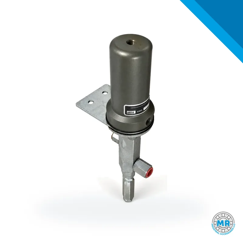 Metal pneumatic lubricator with cylindrical body and connections · SKF LL/83664