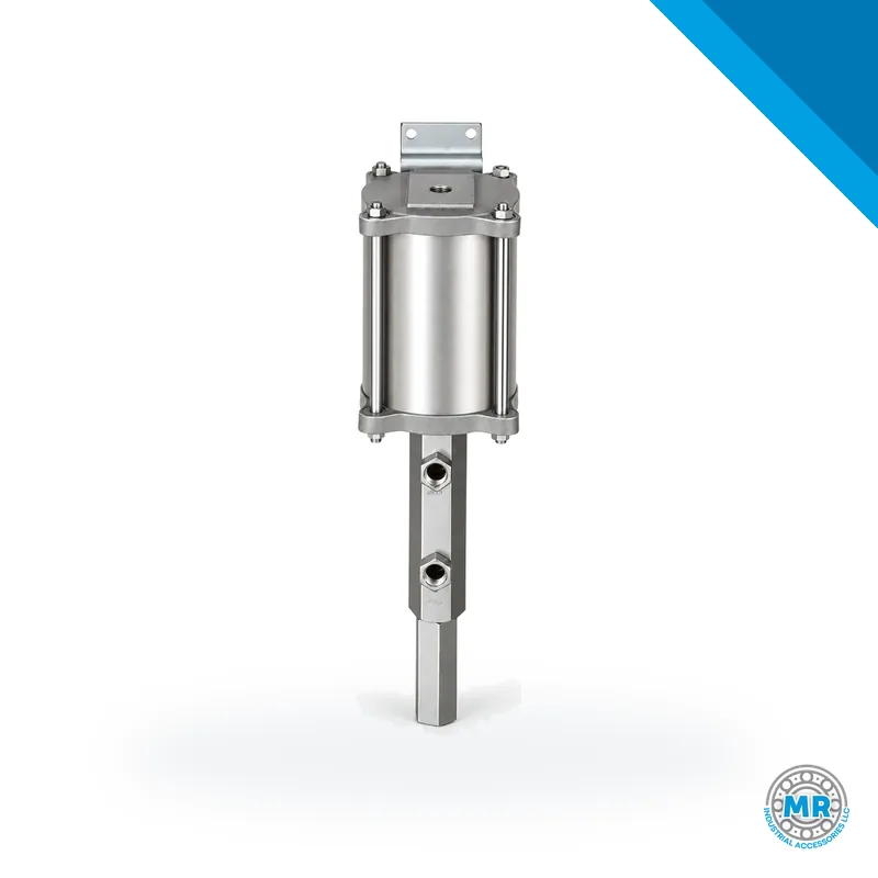 Lubricant ejector with cylindrical body and threaded connections · SKF LL/84564