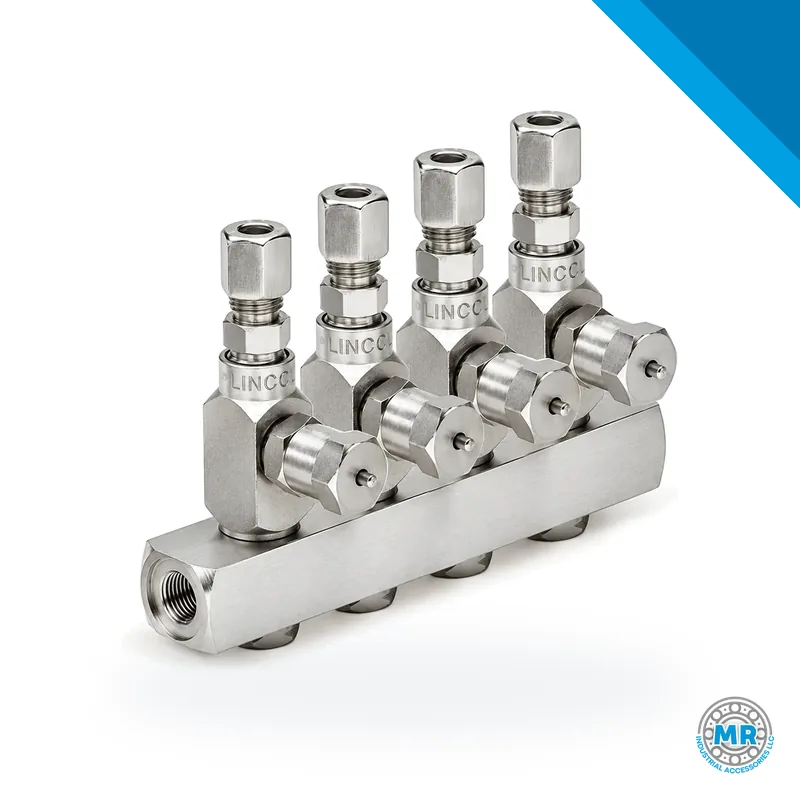 Inyector métrico SL33 para lubricante, cuerpo hexagonal metálico · SKF LL/85351-4
