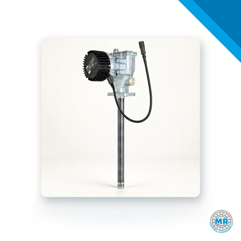 Electric lubrication pump with metal body and vertical motor · SKF LL/85743