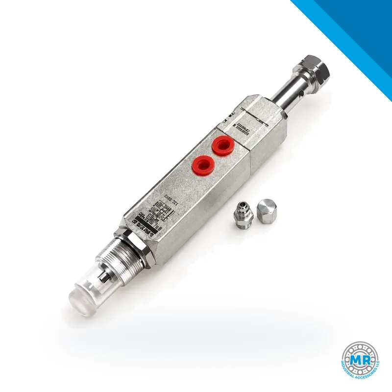 Replacement injector for lubrication system, cylindrical metal body · SKF LL/85771