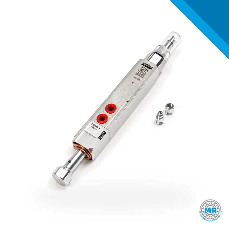 Cylindrical metal replacement injector with threaded body and connections · SKF LL/85781