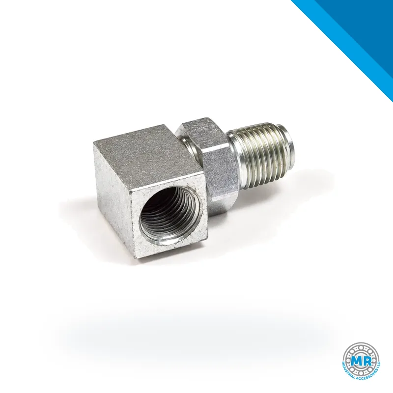 Brass swivel elbow with 1/8 inch NPT male and female thread · SKF LL/91048