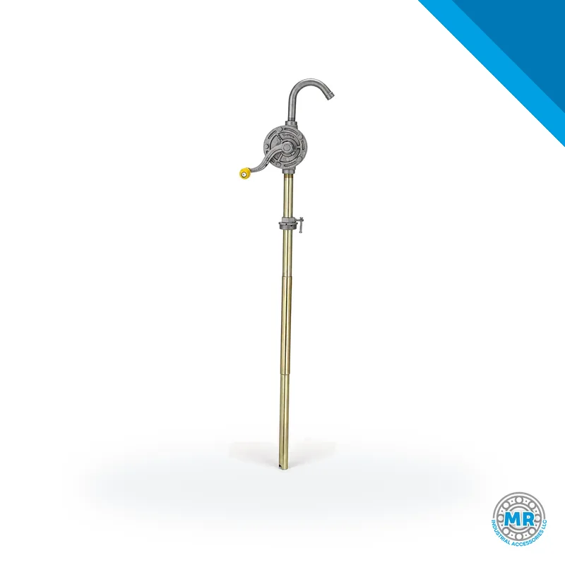 Bomba manual de plástico para lubricación, cuerpo cilíndrico con émbolo y boquilla. · SKF LL/G415