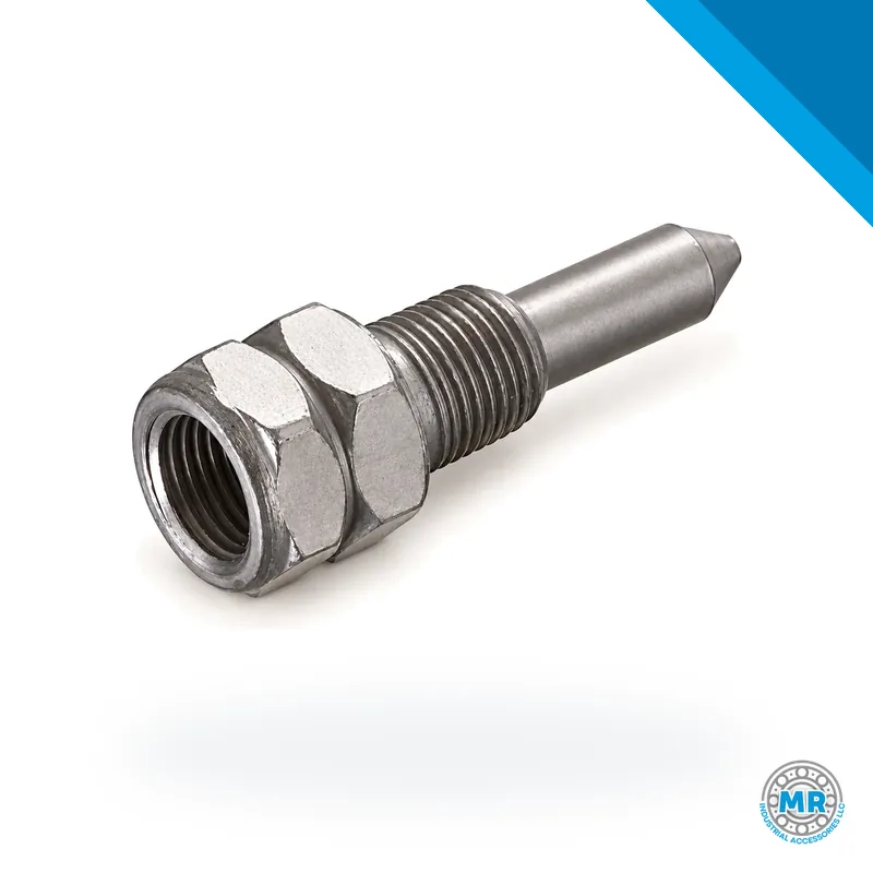 Dispensador de lubricación con punta de aguja, cuerpo plástico y mecanismo de émbolo. · SKF LL/G903