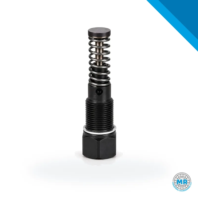 Centralized lubrication pump with spring-return piston and cylindrical metal body · SKF LL/KFG1.U1