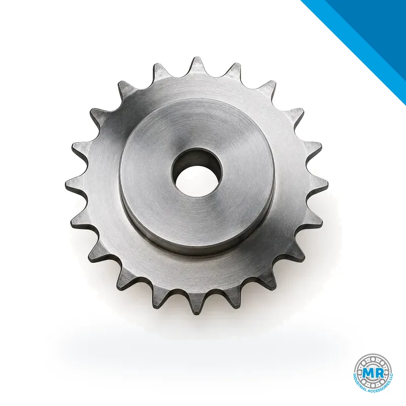 Single sprocket, metal toothed wheel with cut teeth and central bore for shaft · MR Piñón simple 1/2" Z8
