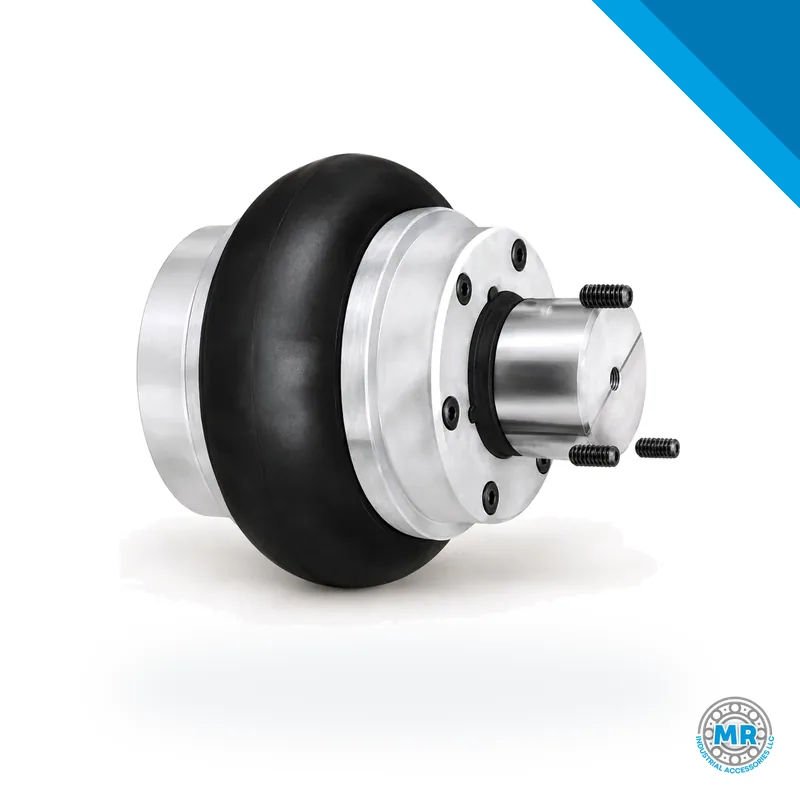 Rubber elastic coupling with textile reinforcements and metal flanges at both ends · RUADIGON X-11 · Banda elástica