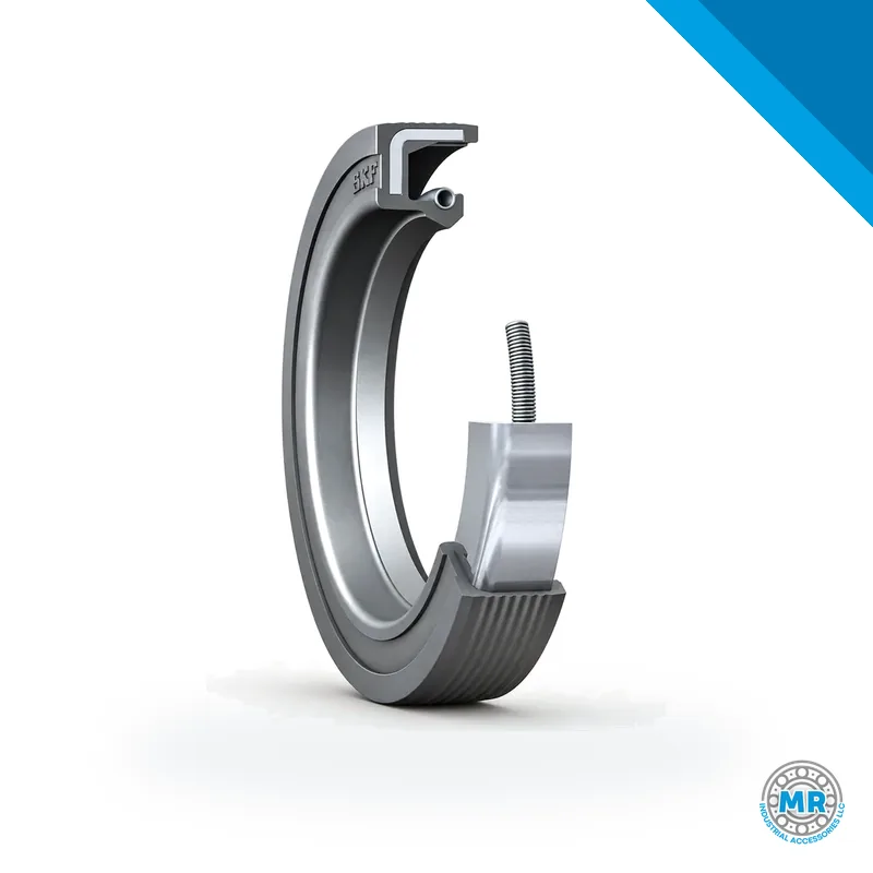Rubber radial shaft seal with sealing lip and internal spring · SKF 100X130 MUD11 R