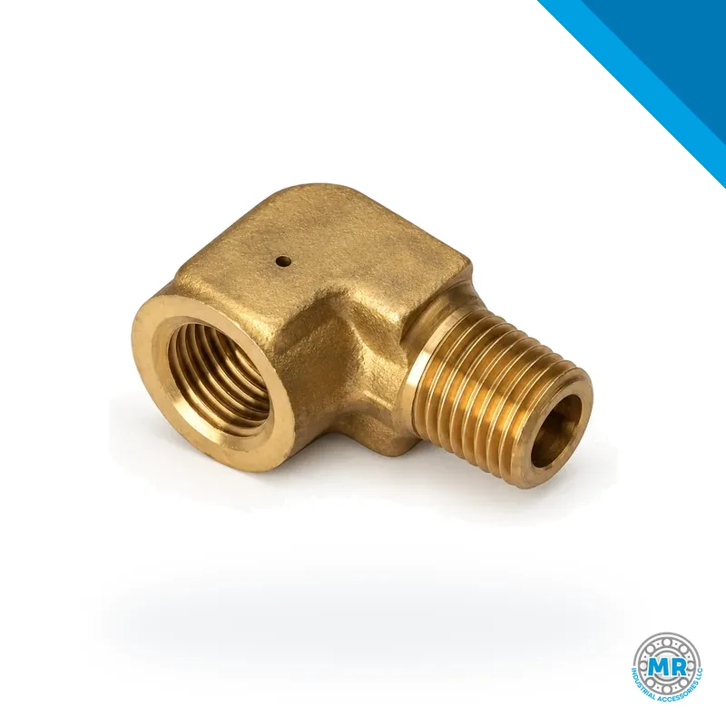 90° brass filter nipple for oil injector · SKF 1077597-1