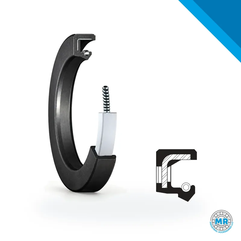 Rubber and metal radial shaft seal, ring with sealing lip · SKF 112X140X13 HMS47 R