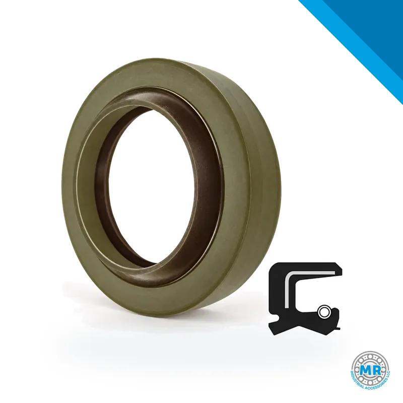 Rubber radial shaft seal with spring, ring for shaft sealing · SKF 15440