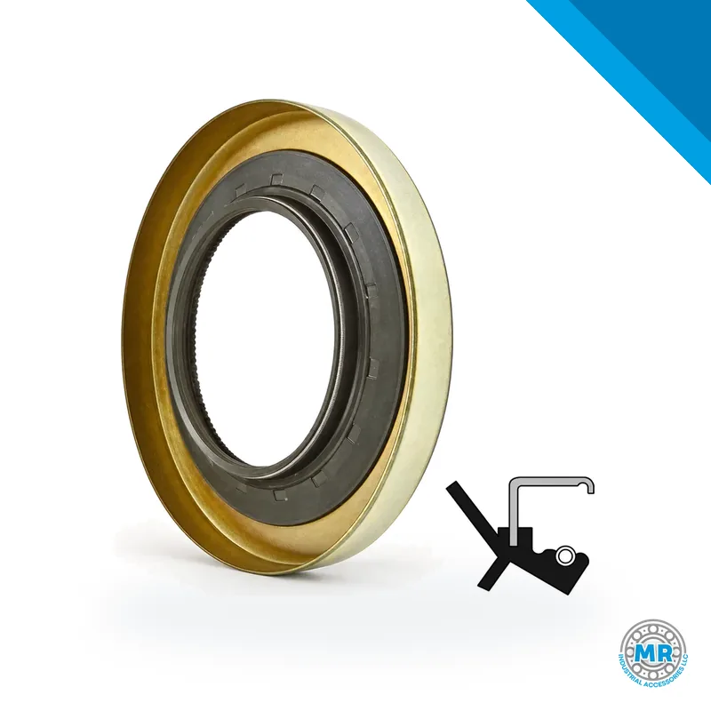 Rubber and steel radial shaft seal, ring with flexible lip · SKF 17808