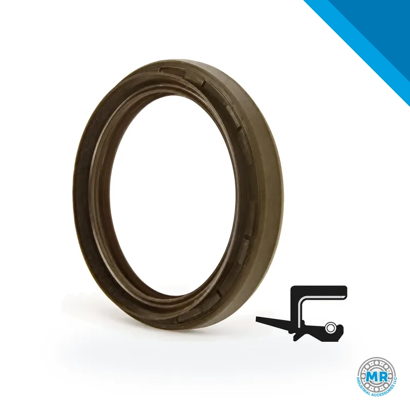 Rubber radial shaft seal with lip and internal spring · SKF 16448