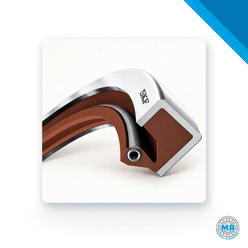 Rubber radial shaft seal with sealing lip and internal spring · SKF 1650552