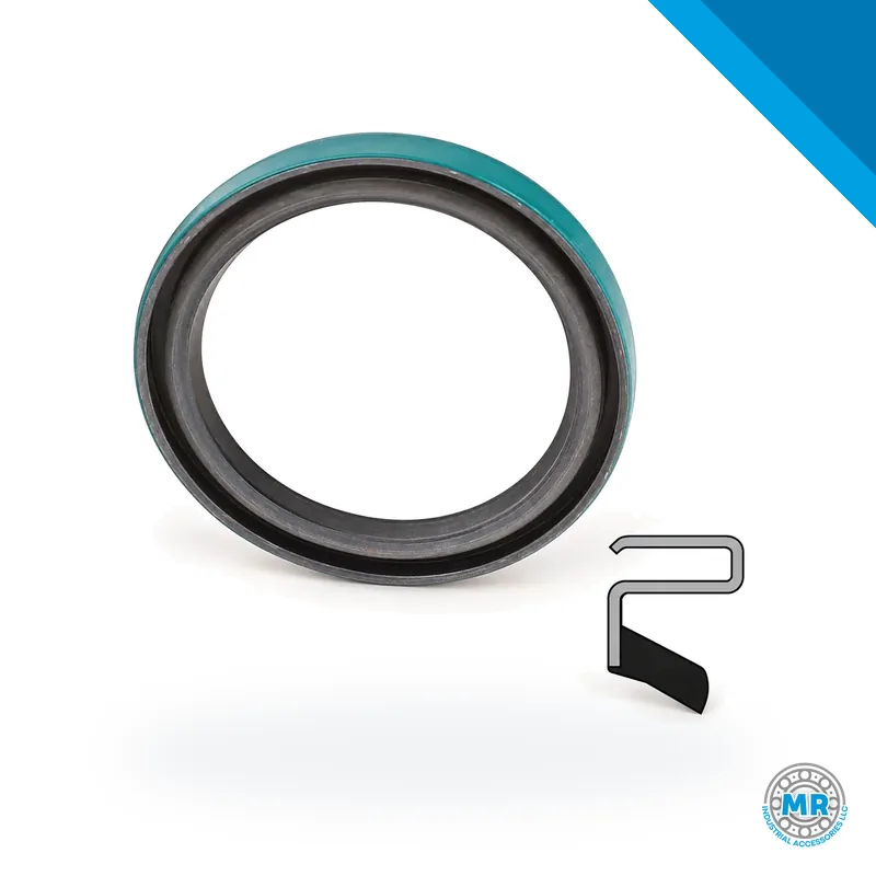 Rubber radial shaft seal with sealing lip and internal spring · SKF 18055
