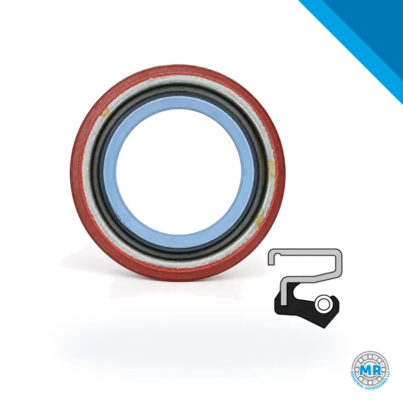Rubber radial shaft seal with sealing lip and internal spring · SKF 19799