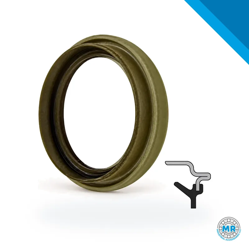 Retén radial de goma con labio de sellado y resorte interno · SKF 21952