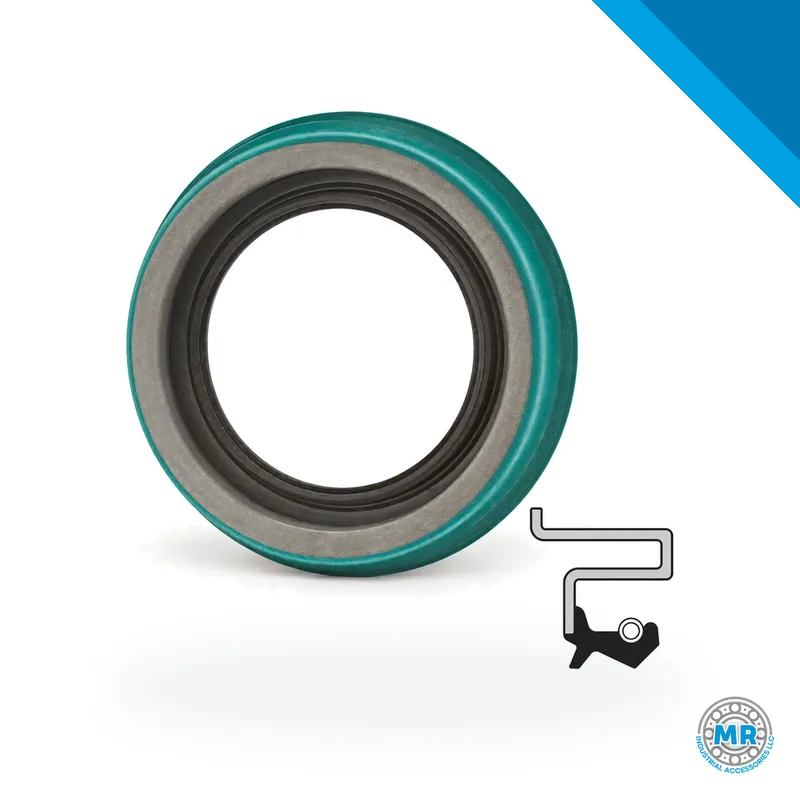 Rubber radial shaft seal with metal reinforcement and lip · SKF 25990