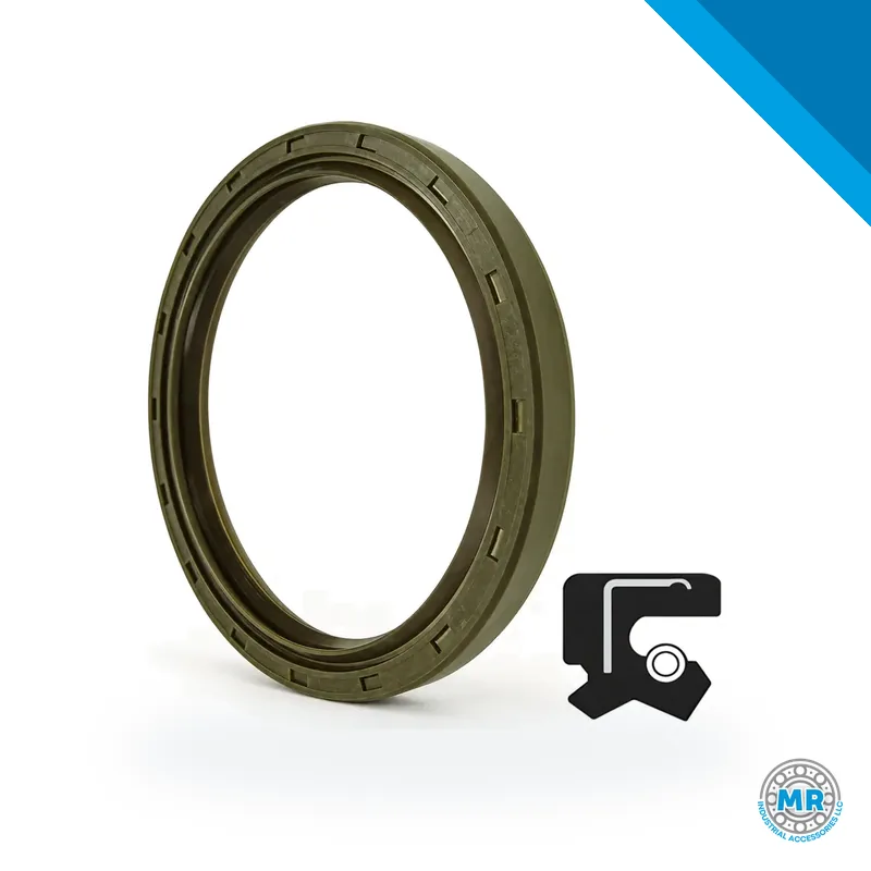 Circular rubber radial shaft seal with lip and spring · SKF 29676