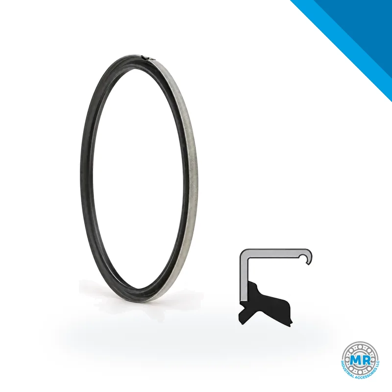 Rubber radial shaft seal (oil seal) with sealing lip and spring · SKF 31192