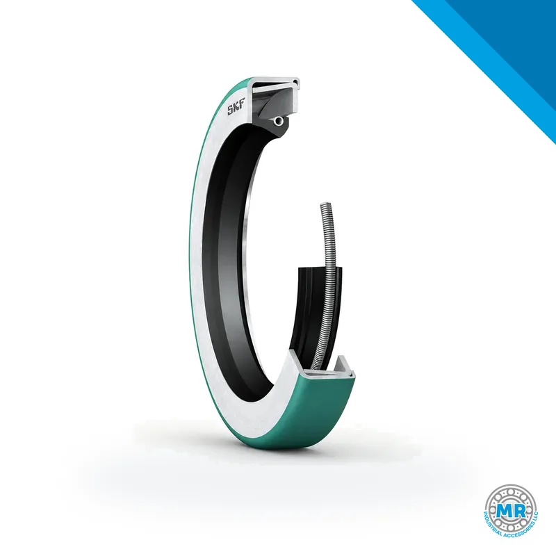 Rubber radial shaft seal (oil seal) with lip and internal spring · SKF 31753